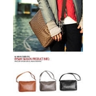 SLIM&FIT - Faux-Ostrich Skin Crossbody Bag