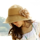 Momiton - Corsage-Accent Sun Hat
