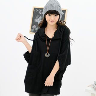 Dolman Sleeve Hooded Top Dolman Sleeve Hooded Top