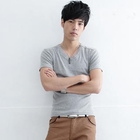 MR.PARK - V-Neck Short-Sleeve T-Shirt