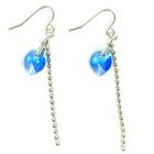 MyLittleThing - Just Love Earrings with Blue Swarovski Crystal