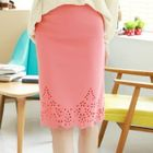 Secret;BB - Eyelet-Lace Pencil Skirt