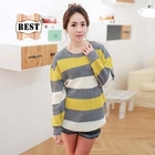 IZABEL - Color-Block Knit Top