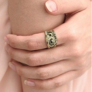 59 Seconds - Rhinestone Owl Ring 59 Seconds - Rhinestone Owl Ring