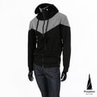 Purplow - Color-Block Hooded Pullover