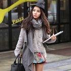 REDOPIN - Pocket Accent Pattern Sweater