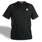 Act Gear - [Men] Ferrari Scudetto V-Neck Tee-Shirt