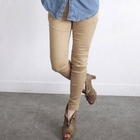 D.P-Shop - Elastic-Waist Skinny Pants