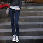 STYLEKELLY - Brushed Fleece Skinny Jeans