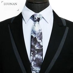 Luonan - Floral Print Neck Tie Luonan - Floral Print Neck Tie