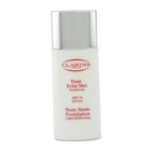 Clarins - Truly Matte Foundation Light Reflecting SPF15 - # Latte