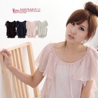 Maymaylu Dreams - Ruffled Polka Dots Chiffon Top