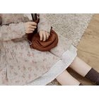 Sechuna - Layered Hem Floral Print Dress