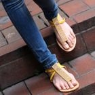 SO Central - Rhinestone Thong Sandals