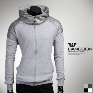 Raglan Sleeve Zip Hoodie