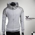 DANGOON - Raglan Sleeve Zip Hoodie