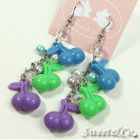 Sweet & Co. - Rainbow Blue Candy Cherries Earrings