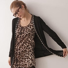 D.P-Shop - Chain-Accent Knit Cardigan
