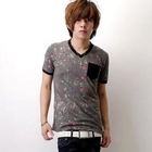 SeventyAge - Paint-Splatter Short Sleeve T-Shirt