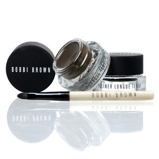 Long Wear Gel Eyeliner Duo: 2 x Eyeliner (Black & Sepia Ink) + Brush