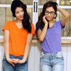 BENGGIRL - Pocket-Accent T-Shirt