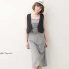 CatWorld - Inset Vest Printed Tank Dress