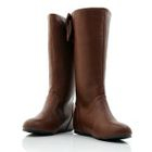 Lane172 - Bow-Back Wedge Tall Boots