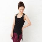 ageha@shibuya - Asymmetric-Hem Studded Tank Top