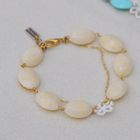 MyLittleThing - Lace Flower Beads bracelet(white)