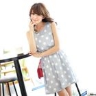 Tokyo Fashion - Sleeveless Polka Dot Dress