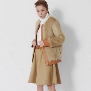 Two-Tone Faux-Fur Jacket Two-Tone Faux-Fur Jacket