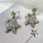 Angelove - Rhinestone 'Starfish' Earrings