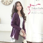 Tokyo Fashion - Crochet-Trim Open Cardigan