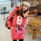 Jean Stone - Hooded Pullover Dress