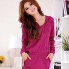 JK2 - Side-Zip Hooded Dress