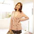SUVINSHOP - Double-Breasted Blazer