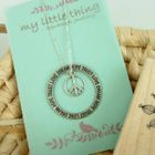 MyLittleThing - Circle Peace Silver Necklace MyLittleThing - Circle Peace Silver Necklace