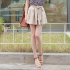 CLICK - Pleates Skort With Sash