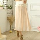 Tokyo Fashion - Mesh Pleated Long Skirt
