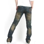 SEOBEAN - Washed Straight-Cut Jeans