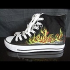 HVBAO - 'Flaming Dragon' High-Top Sneakers