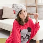 CatWorld - Jeweled Bow-Accent Beanie