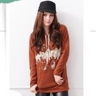 D.P-Shop - Nordic Pattern Hooded Pullover