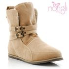 Nongli - Fleece-Lining Shoe Boots