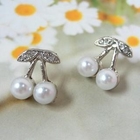 Angelove - Cherry Pearl Earrings