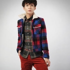 deepstyle - Plaid Wool Blend Jacket