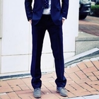 TOPGUYS - Flat-Front Dress Pants