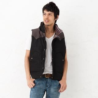 Faux Fur-Trim Hooded Padded Vest Faux Fur-Trim Hooded Padded Vest
