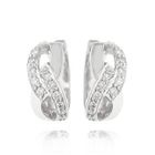 Keleo - 18K White Gold Earrings with Diamonds