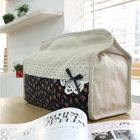 iswas - Flower Print Box Tissue Canvas Cover